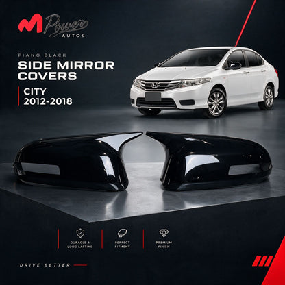 Batman Style Side Mirror Covers For City 2010-2018