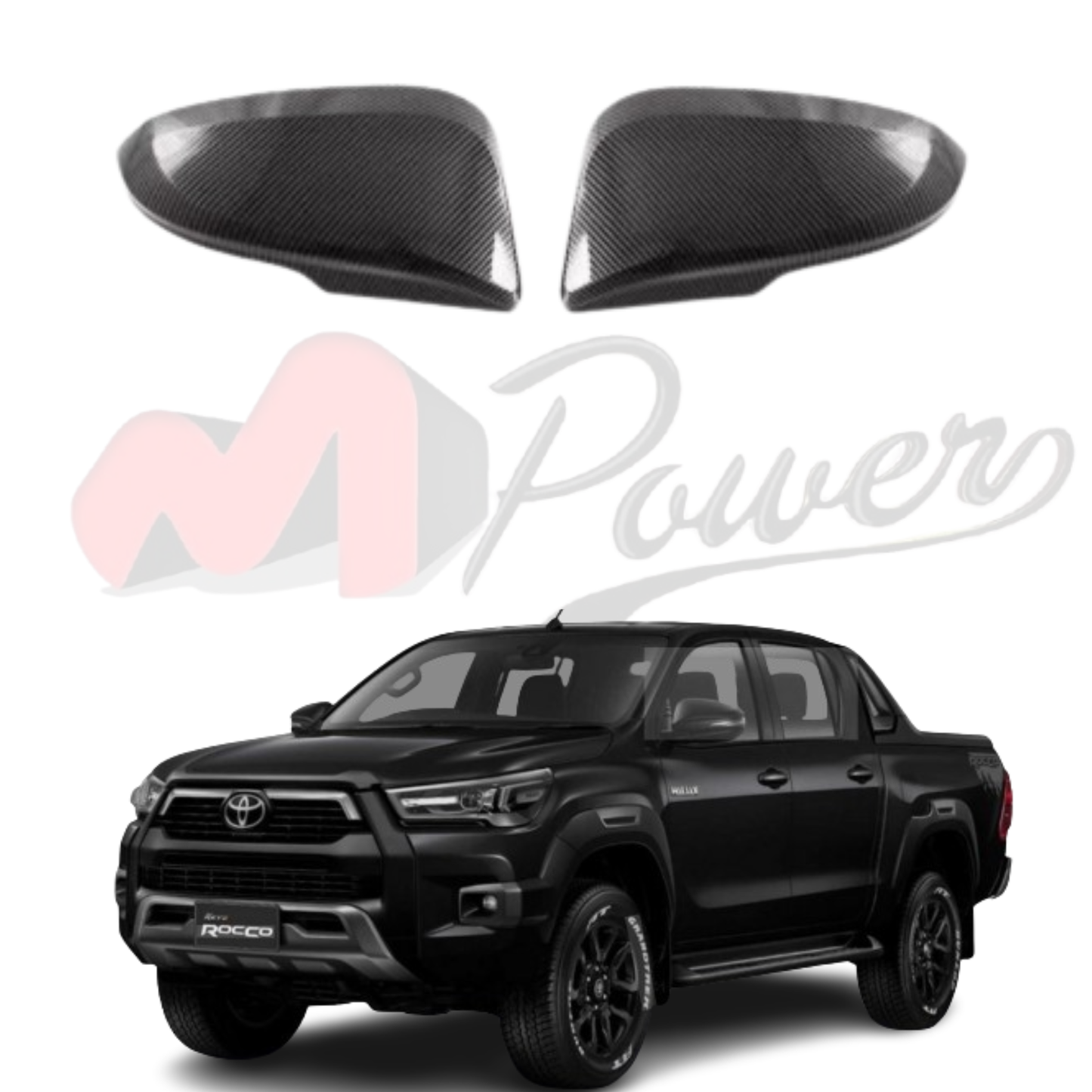 Batman Style Side Mirror Covers For Toyota Rocco