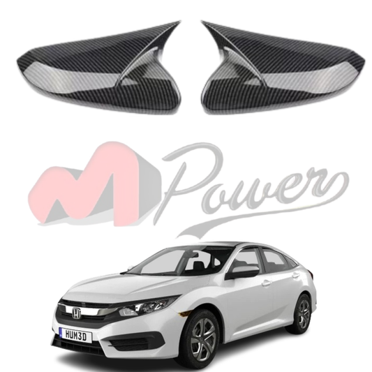 Batman Style Side Mirror Covers For Civic 2017