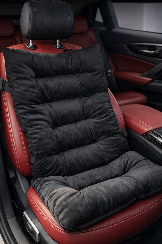 Imported Velvet car seat cushion | Fibre Polyster | Extra Comfort