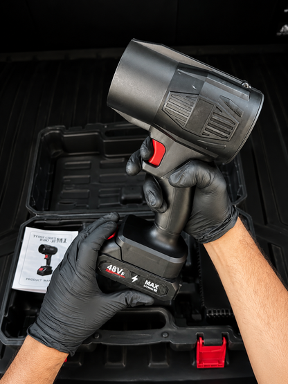 Heavy Duty Turbo Jet Air Blower Gun | Cordless | 2 -48v battery | Powerful & Multipurpose