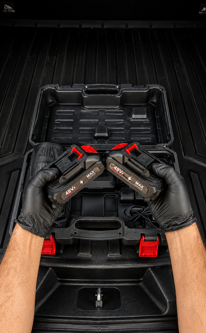 Heavy Duty Turbo Jet Air Blower Gun | Cordless | 2 -48v battery | Powerful & Multipurpose