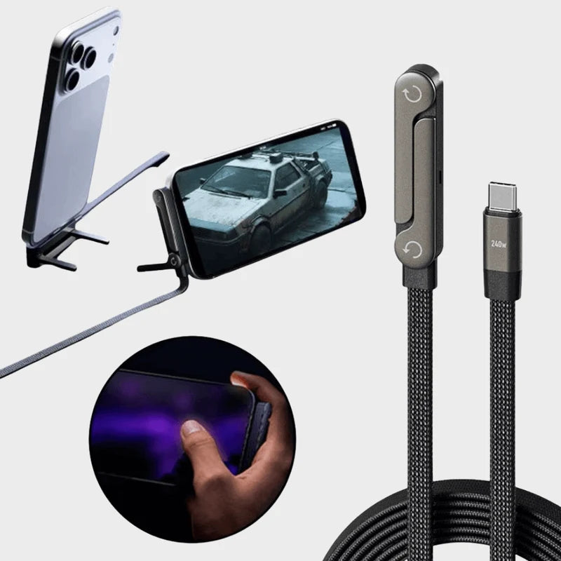 240 Watt Fast Charger With Mobile Stand
