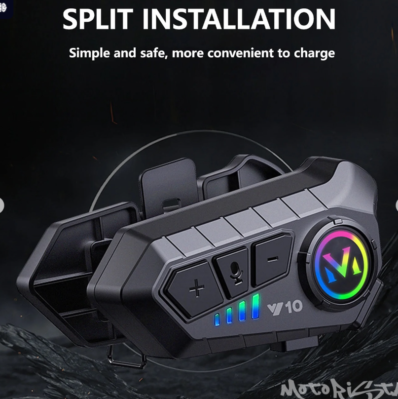 V10 Helmet Bluetooth Device