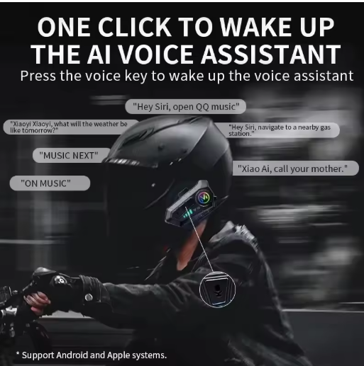 Motorcycle Bluetooth Helmet Device