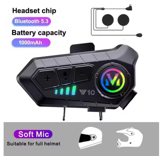 Motorcycle Bluetooth Helmet Device