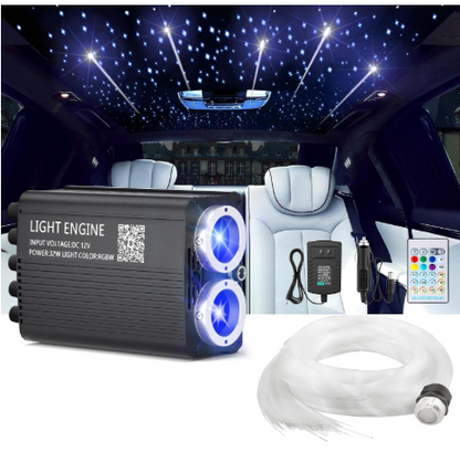 Fiber Optic Headliner Star Light Kit With Remote  For Car Home Roof Ceiling
