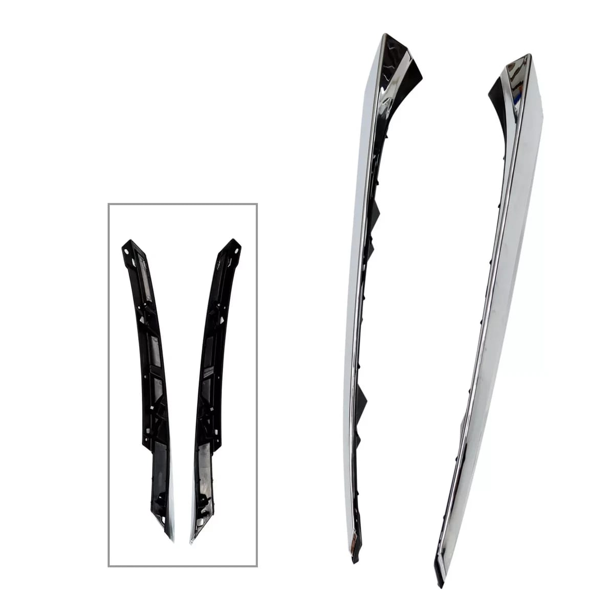 Honda Civic Headlight Eyelid Eye Brow Molding Trim 2017-2021