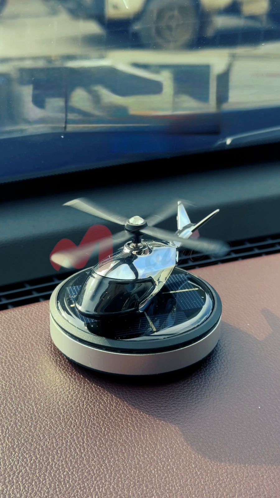 Solar Powered Aeroplane with Air Freshener