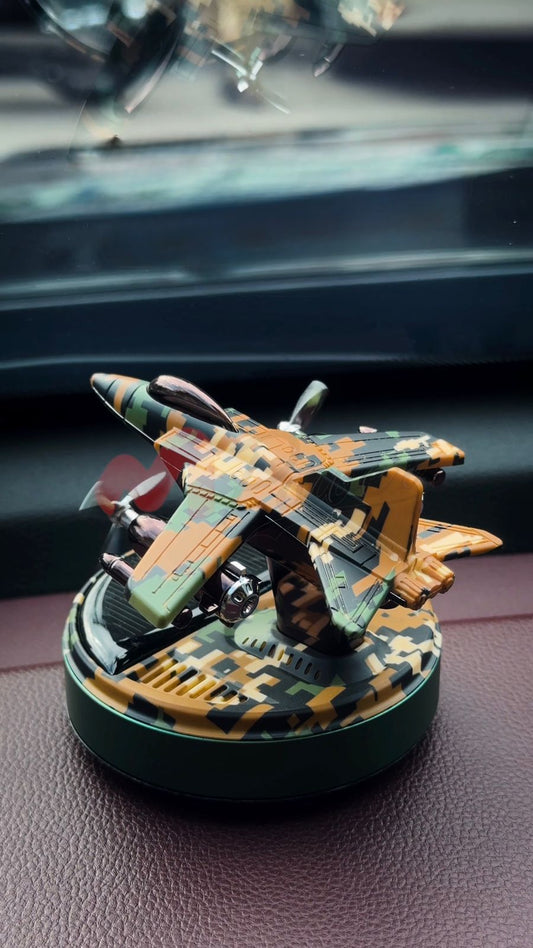 Solar Powered Aeroplane with Air Freshener
