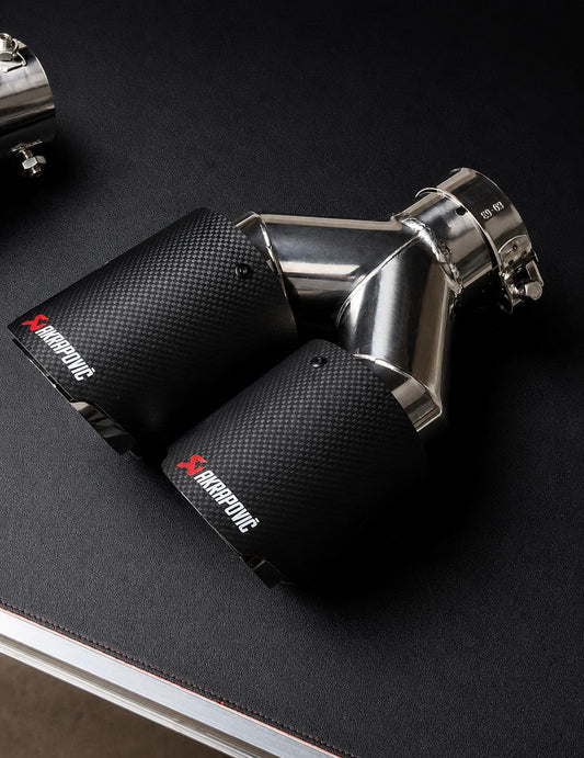 Akrapovic High perfomance Carbon Fiber Exhaust Rear Tail Pipe Muffler