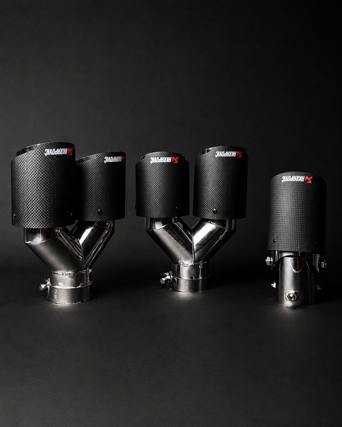Akrapovic High perfomance Carbon Fiber Exhaust Rear Tail Pipe Muffler
