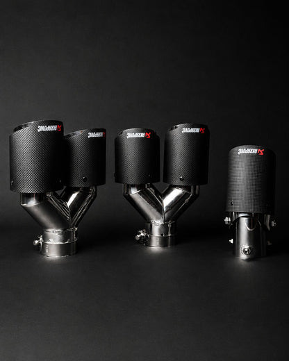 Akrapovic High perfomance Carbon Fiber Exhaust Rear Tail Pipe Muffler
