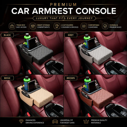Premium Car Cup Holder Armrest Console