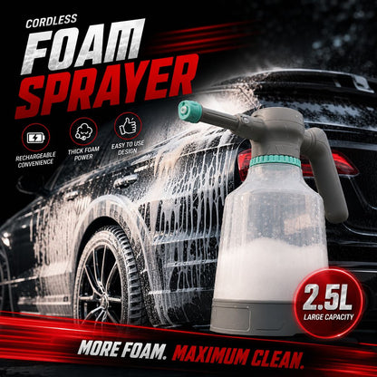 Rechargeable Cordless Foam Sprayer 2.5L