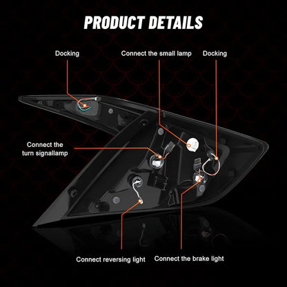 Honda Civic Dragon style Led Tail Lamps 2017