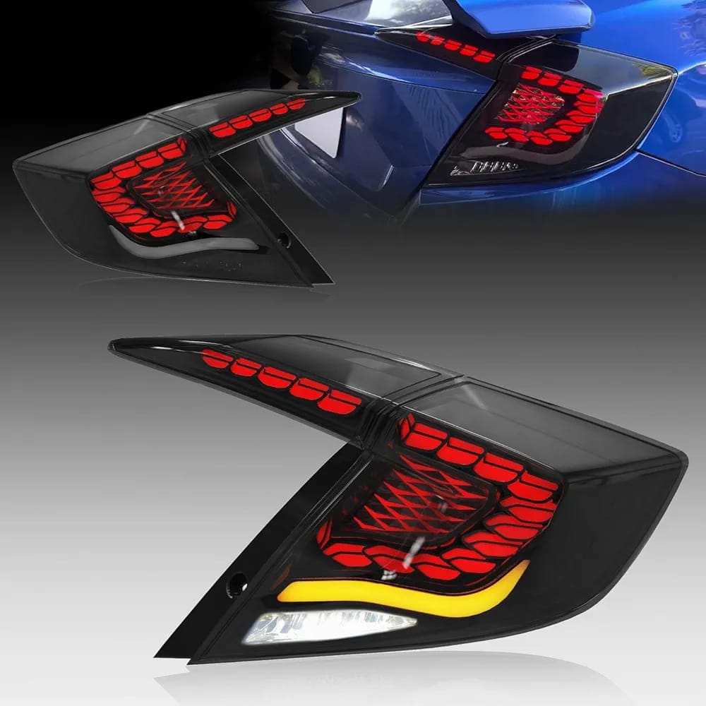 Honda Civic Dragon style Led Tail Lamps 2017