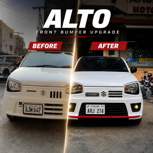 Suzuki Alto Works RS | Imported ABS Plastic | Front Complete Bumper With Fog Lamps