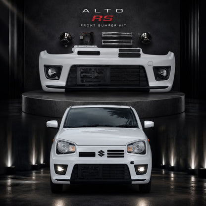 Suzuki Alto Works RS | Imported ABS Plastic | Front Complete Bumper With Fog Lamps