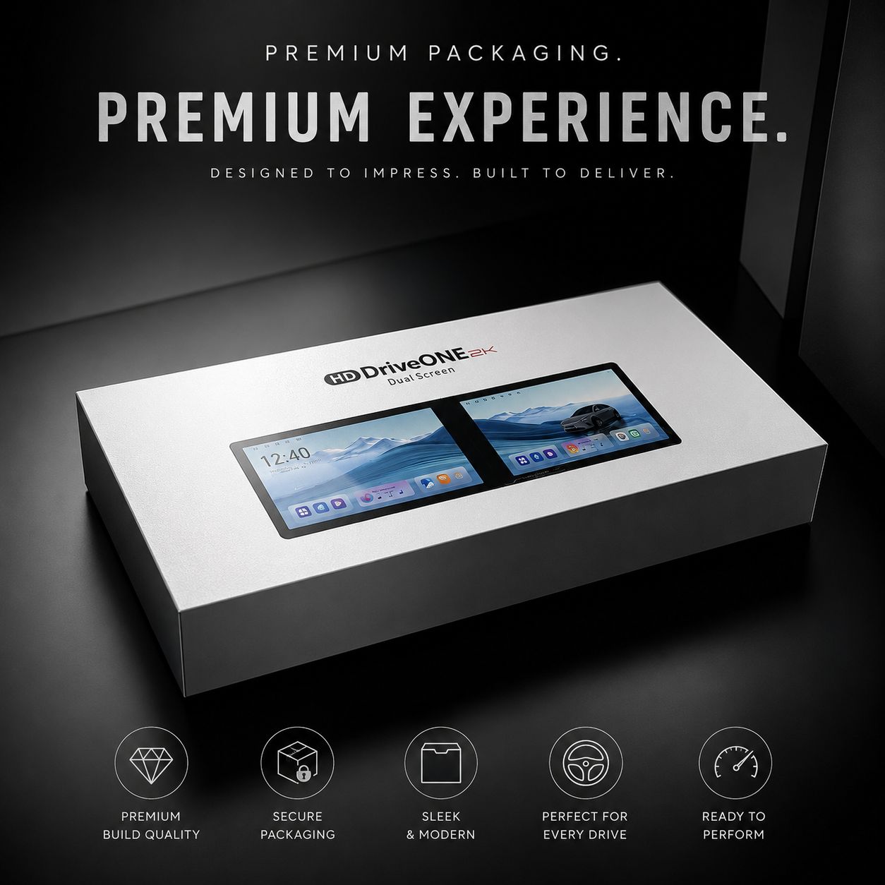 Universal Dual Screen Panel By Hd Drive One 2K