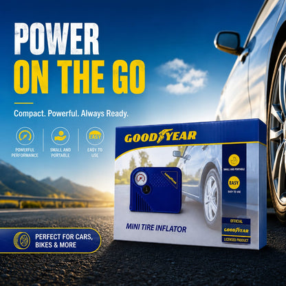 Goodyear Powerful Mini Tire Inflator