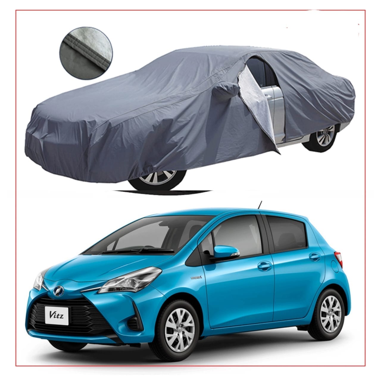 Toyota Vitz High Quality Pvc Cotton Top Cover