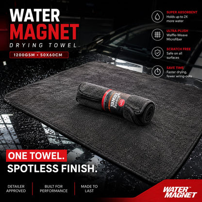 Super Absorbent Twisted Loop Water Magnet Drying Towel 1200gsm 50*70 cm