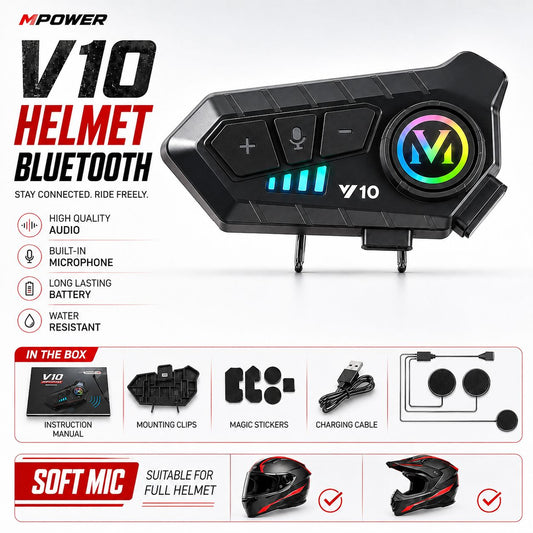 Motorcycle Bluetooth Helmet Device