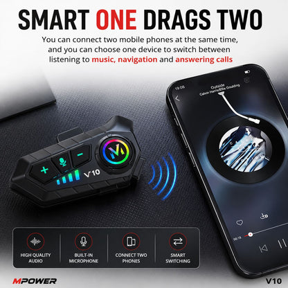 Motorcycle Bluetooth Helmet Device