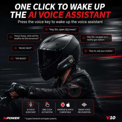 Motorcycle Bluetooth Helmet Device