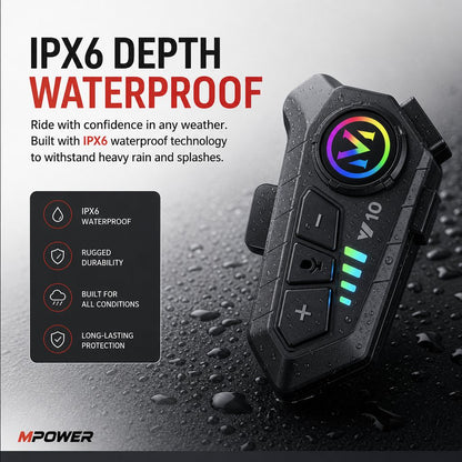 Motorcycle Bluetooth Helmet Device