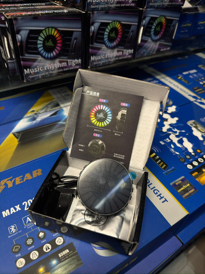 Smart Car Air Outlet Freshener RGB Music Rhythm led light 1pc
