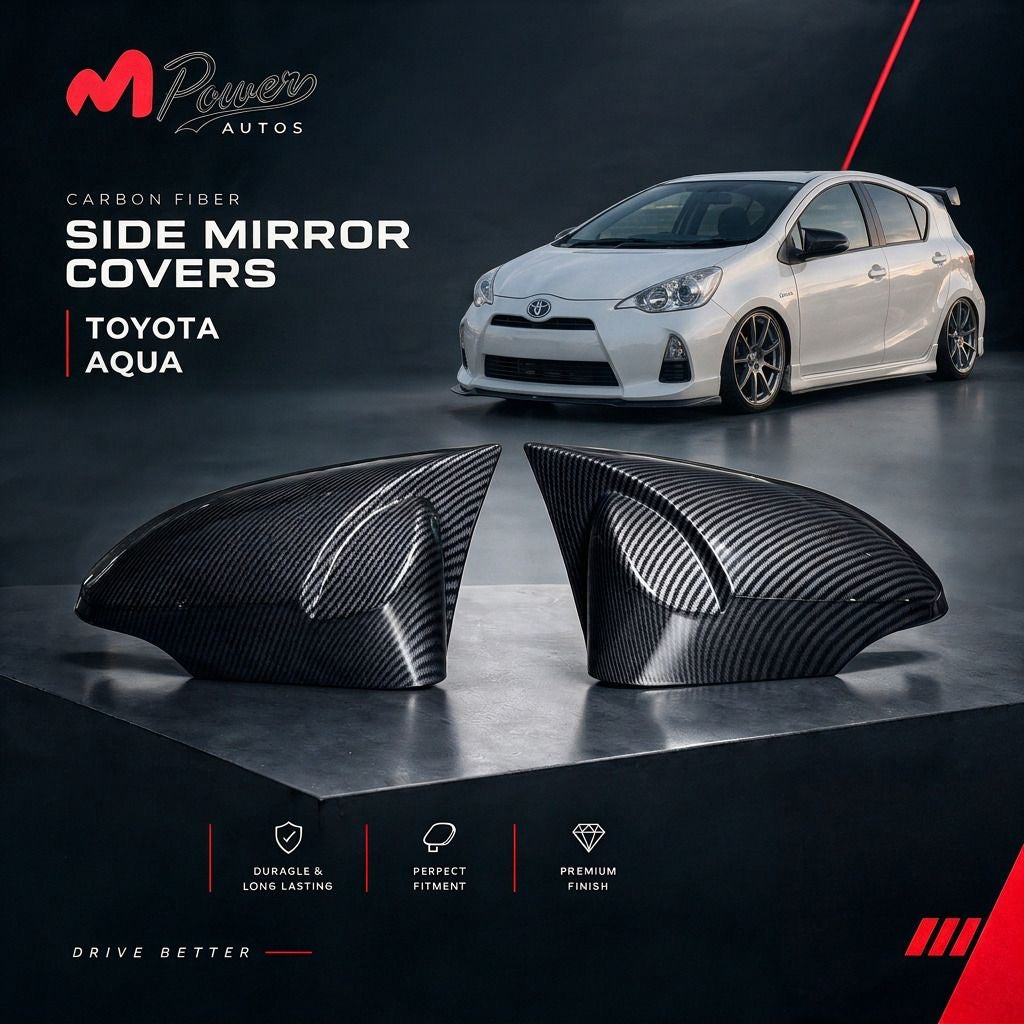 Batman Style Side Mirror Covers For Toyota Aqua