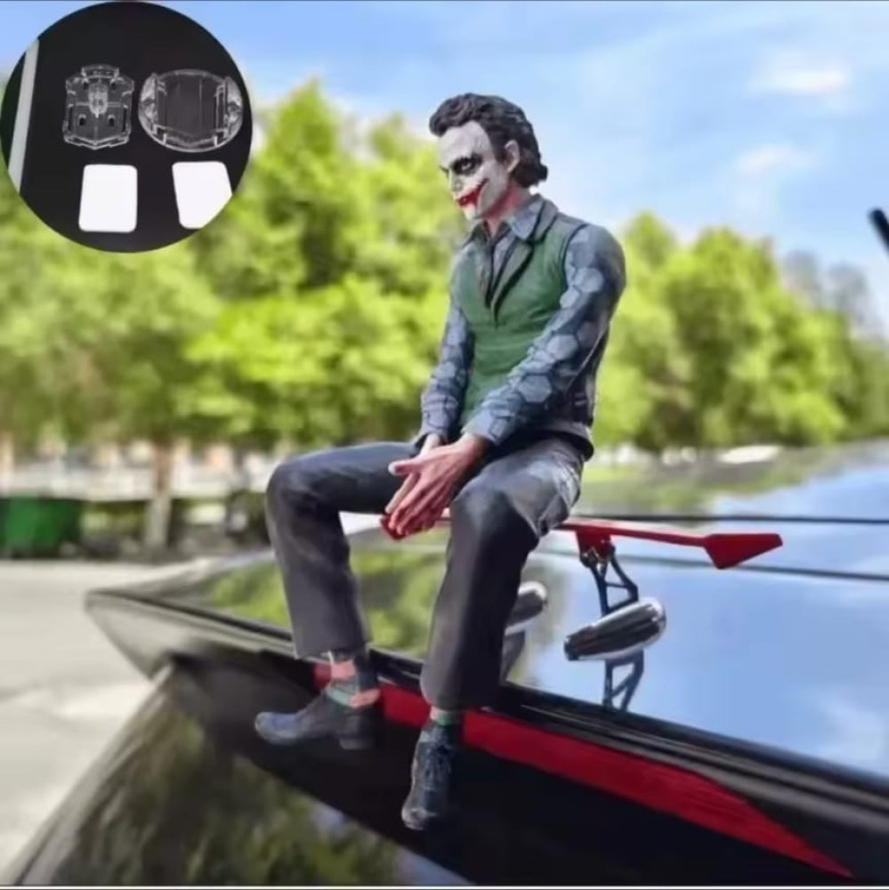 Anime Detective Comics Joker Sitting Model Car Ornament