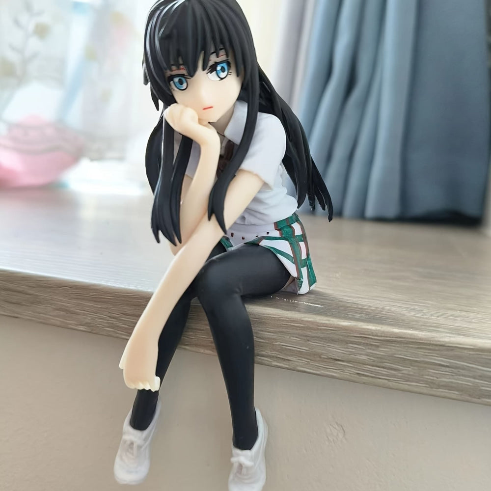 Anime One Piece Yukino Yukinoshita Sitting Posture Pvc Model Anime Figure