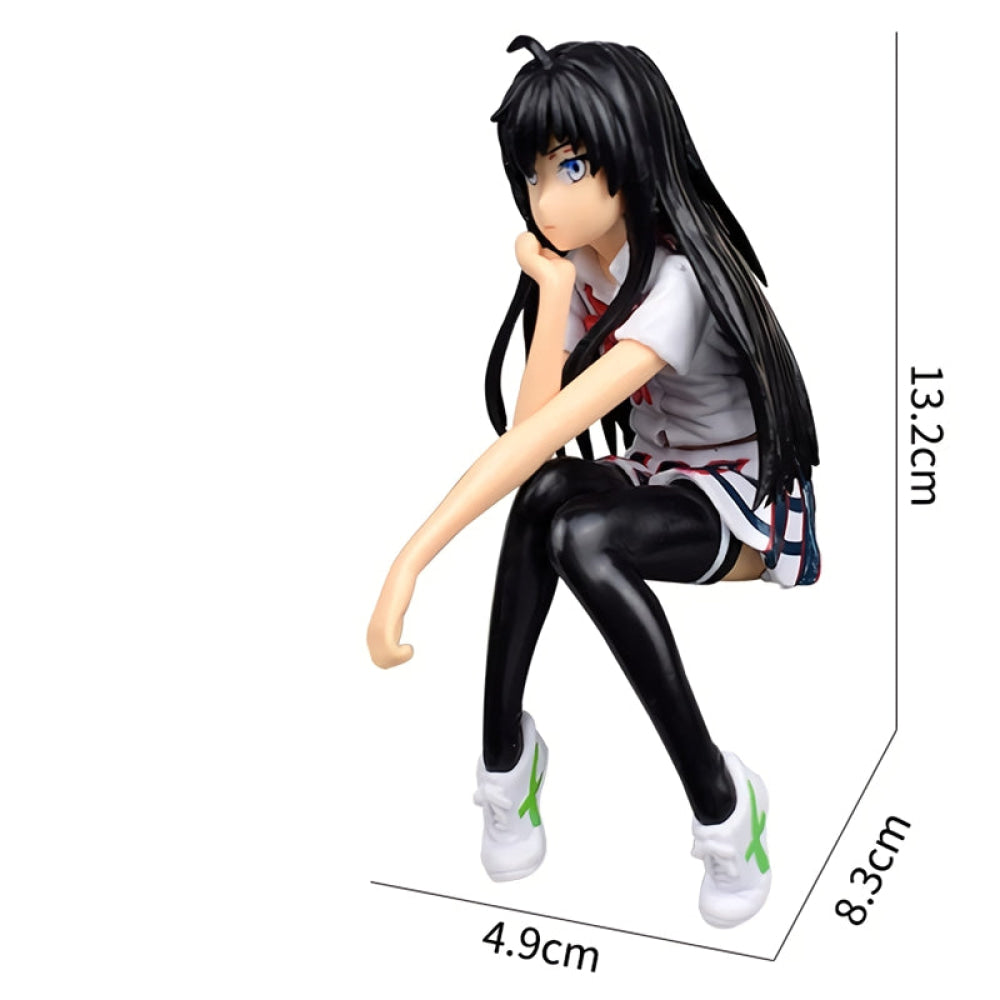 Anime One Piece Yukino Yukinoshita Sitting Posture Pvc Model Anime Figure