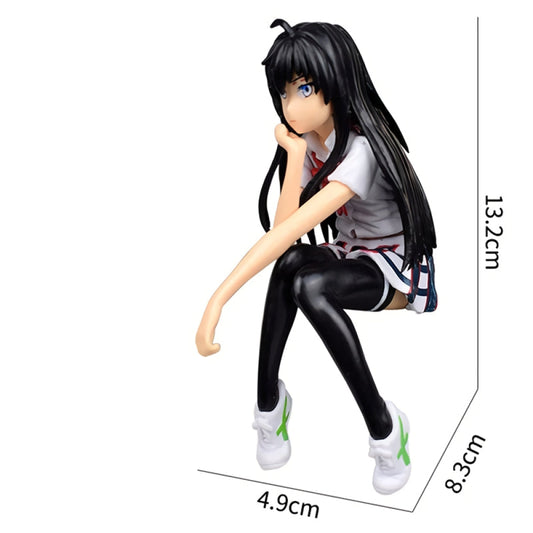Anime One Piece Yukino Yukinoshita Sitting Posture Pvc Model Anime Figure