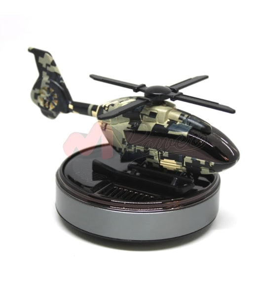 Army Solar Helicopter With Air Freshener Refill