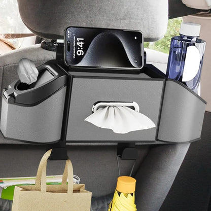 Backseat Leather Storage Multipurpose Car Organizer Accessories