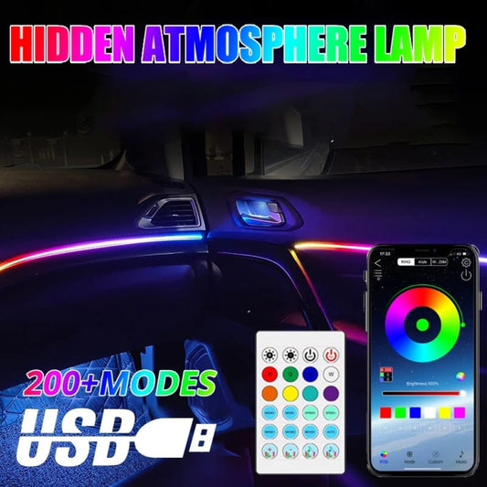 Rgb Phantom Atmosphere Light Usb With App Remote Control 2Pcs