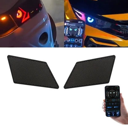 Car Devil Winking Eye Led Programmable Pixel Screen Display