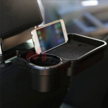Car Multifunctional Foldable Cup Holder Tray Back Seat Organizer