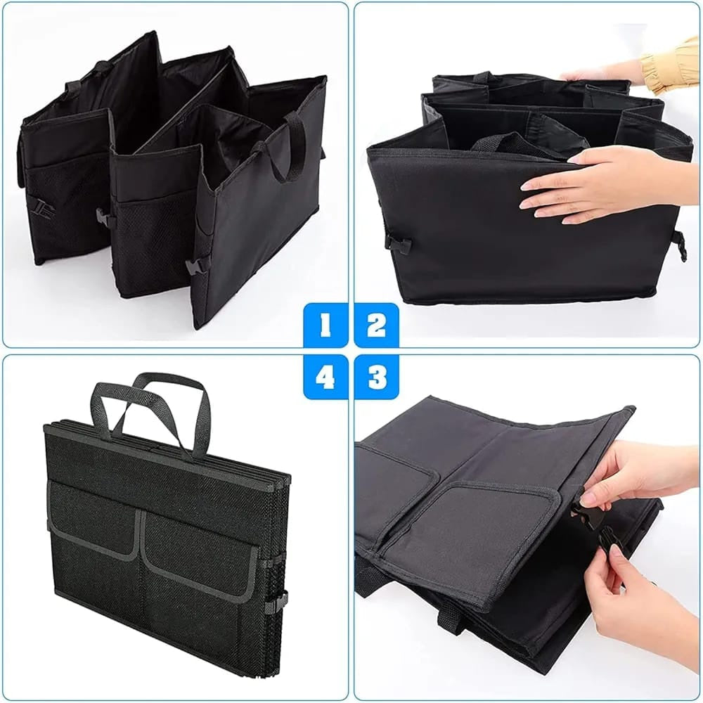 Car Trunk Organizer Multipurpose Huge Foldable Storage Box Accessories