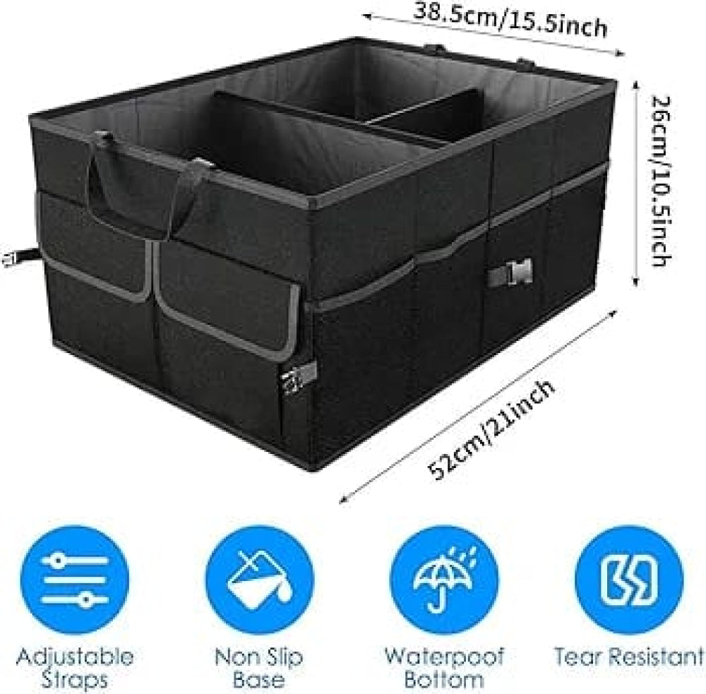 Car Trunk Organizer Multipurpose Huge Foldable Storage Box Accessories