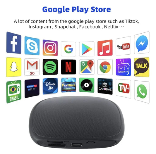 Carplay AI Multimedia Android Box (8 Core/Wifi/4 + 64)
