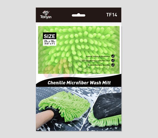 Chenille Microfiber Wash Mitt Glove Accessories
