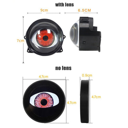 Devil Eye Style Dynamic Big Eye Ball 6 Modes (2Pcs)
