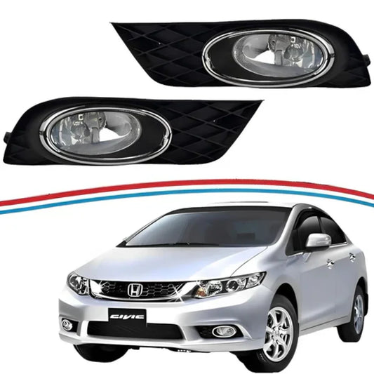 Dlaa Honda Civic Fog Lamps 2012-2015 - Hd552