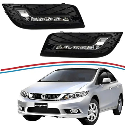 Dlaa Honda Civic Led Fog Lamps 2012-2015 - Hd552