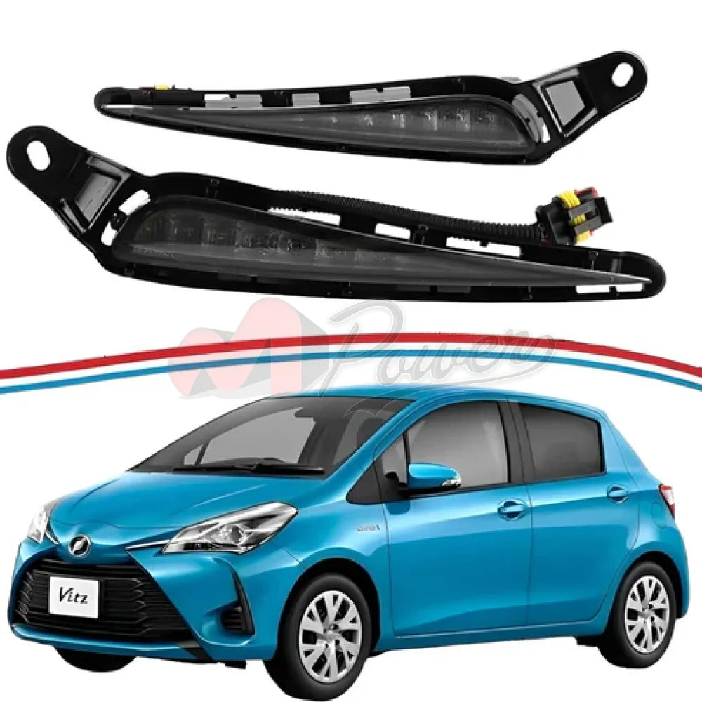 Dlaa Toyota Vitz Drl Led Fog Lamps 2018-2022 -Ty110L2